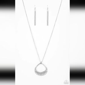 Prehistoric Drama Silver Necklace Long Chain Fashion Jewelry